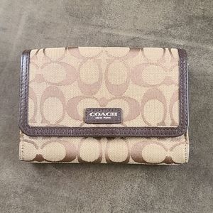 Coach Wallet brown and tan